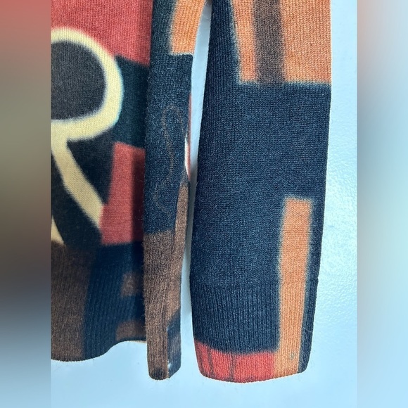 Geometry Button Cardigan Sweater Multi Size‎ XL - Picture 4 of 8